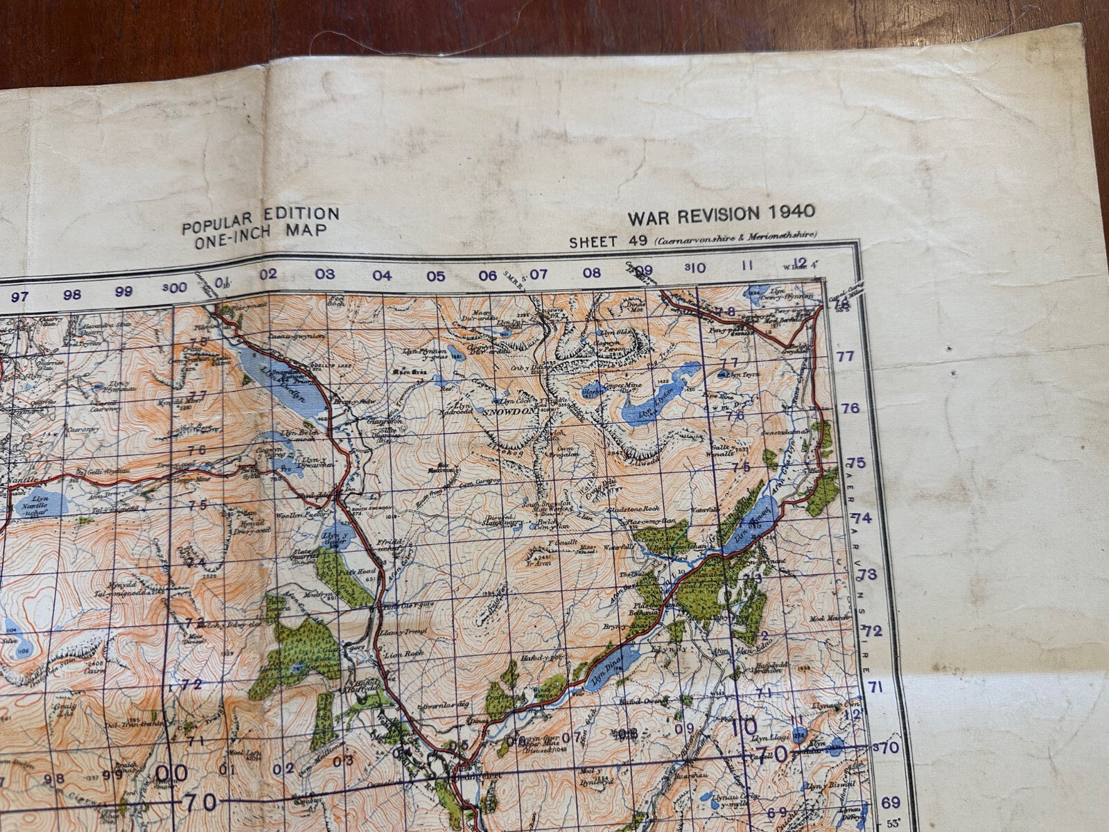 Original WW2 British Army GSGS OS Map England & Wales - Portmadoc & Criccieth - The Militaria Shop