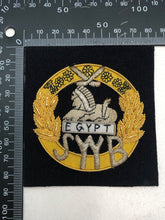 Lade das Bild in den Galerie-Viewer, British Army Bullion Embroidered Blazer Badge - South Wales Borderers

