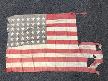 Load image into Gallery viewer, Original WW2 US Army 48 Stars &amp; Stripes Flag - Well Worn
