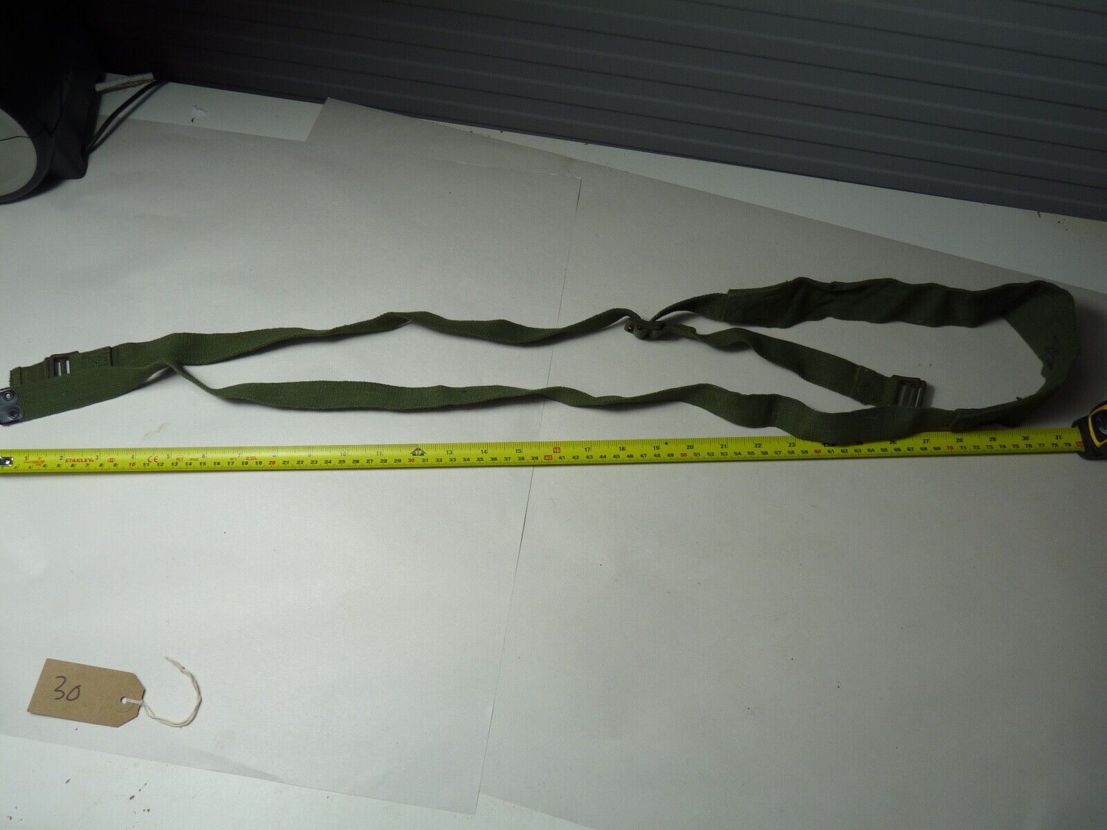 Original WW2 British Army 44 Pattern Shoulder / Extended Equipment Strap - 1945 - The Militaria Shop