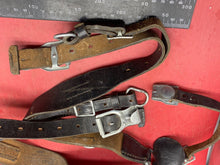 Load image into Gallery viewer, Original Post WW2 German Army Y-Straps in Leather with Metal Fittings
