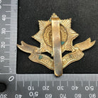 Genuine WW2 British Army Brass Cap Badge - Worcestershire Regiment - The Militaria Shop