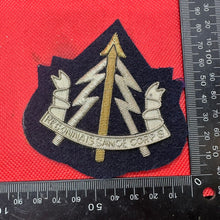 Load image into Gallery viewer, British Army Bullion Embroidered Blazer Badge - Reconnaissance Corps
