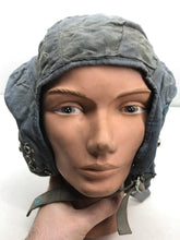 Load image into Gallery viewer, Original Royal Air Force RAF Cold War Period G Type Blue Jet Flying Helmet 22C
