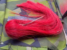 Load image into Gallery viewer, Original British Army Household Cavalry Red Horse Hair Plume - The Militaria Shop
