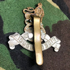 Original WW2 British Army Royal Army Pay Corps Cap Badge - Kings Crown - The Militaria Shop