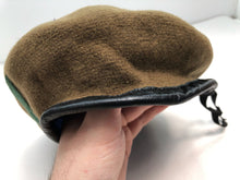 Lade das Bild in den Galerie-Viewer, Genuine British Army Khaki Guards Regimental Beret Hat - Size 62cm
