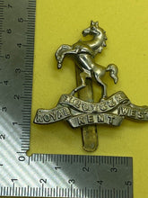 Lade das Bild in den Galerie-Viewer, Original British Army The Royal West Kent Regiment Cap Badge
