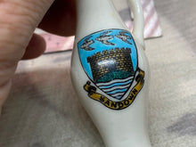 Load image into Gallery viewer, Original Vintage Crested China Ware Vase - SANDOWN - Isle of Wight
