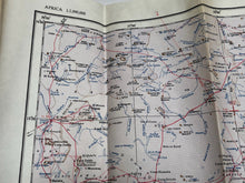 Load image into Gallery viewer, Original WW2 British Army / RAF Map Showing RAF Bases - Khartoum Africa
