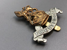 Load image into Gallery viewer, Original WW2 British Army Queen&#39;s Royal Army Pay Corps RAPC Cap Badge
