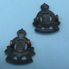 Genuine British Army Royal Army Ordnance Corps Collar Badges Pair - The Militaria Shop