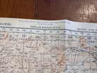 Original WW2 British Army GSGS Map of Scotland - Kirkby Londsale & Hawes - The Militaria Shop