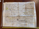 Original WW2 British Army GSGS OS Map England - Swindon & Cirencester - The Militaria Shop