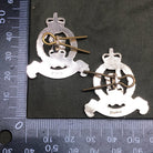 Genuine British Army Adjutant Generals Corps Collar Badges Pair - The Militaria Shop