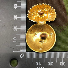 Load image into Gallery viewer, Original British Army WW2 Collar Badge - Royal Welch Fusiliers - The Militaria Shop
