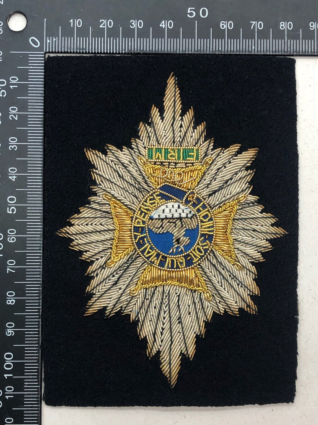 British Army Bullion Embroidered Blazer Badge - Worcestershire & Sherwood Forest
