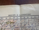 Original WW2 British Army GSGS OS Map of England & Wales - Brecon & Llandovery - The Militaria Shop