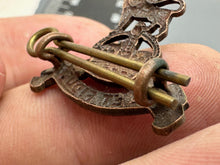 Load image into Gallery viewer, Original WW2 British Army RAPC Royal Army Pay Corps Officers Bronze Collar Badge
