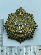 Original WW2 GVI Canadian Army Service Corps Cap / Collar Badge - The Militaria Shop
