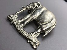 Charger l&#39;image dans la galerie, WW2 British Army 19th Prince of Wales Own Hussars Cap Badge
