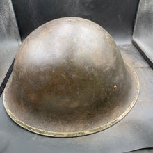 Load image into Gallery viewer, Original WW2 British/Canadian Army Mk3 &quot;Turtle&quot; Combat Helmet - The Militaria Shop
