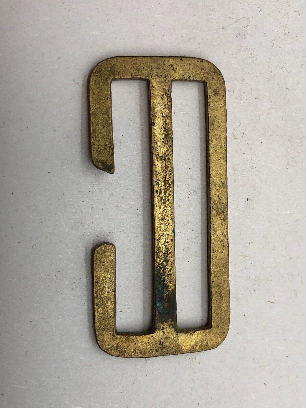 Original WW2 British Army Small Pack / Large Pack Strap Brass Buckle