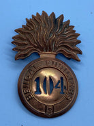 Original British Colonial Army Badge: 104th Battalion, Bengal Fusiliers Badge - The Militaria Shop