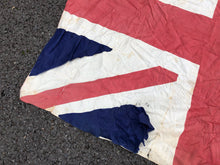 Load image into Gallery viewer, Original WW2 British Union Jack Flag  - Craft Paper Parts - 107cm x 78cm
