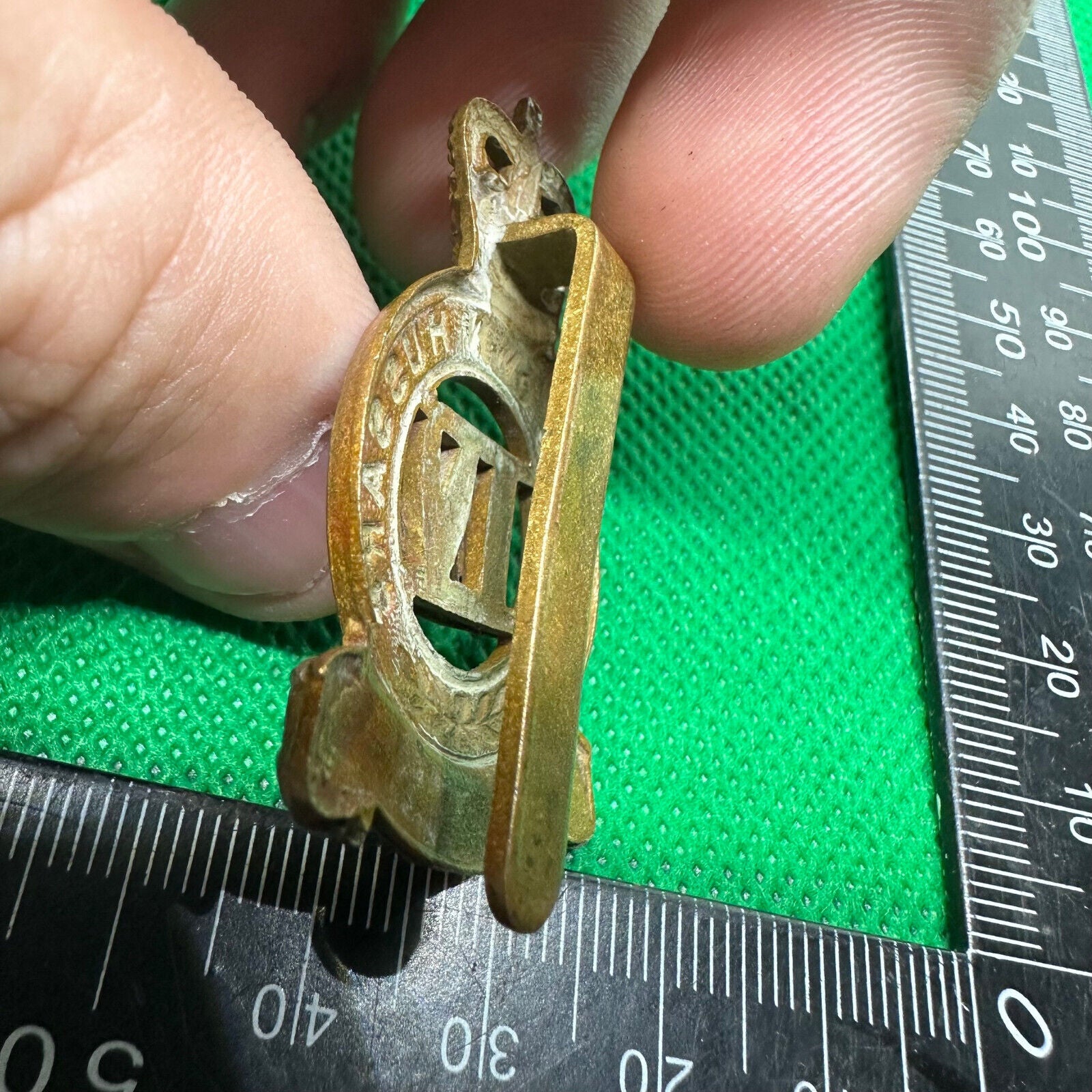 Original British Army Queen's Own Hussars Regiment Cap Badge - The Militaria Shop