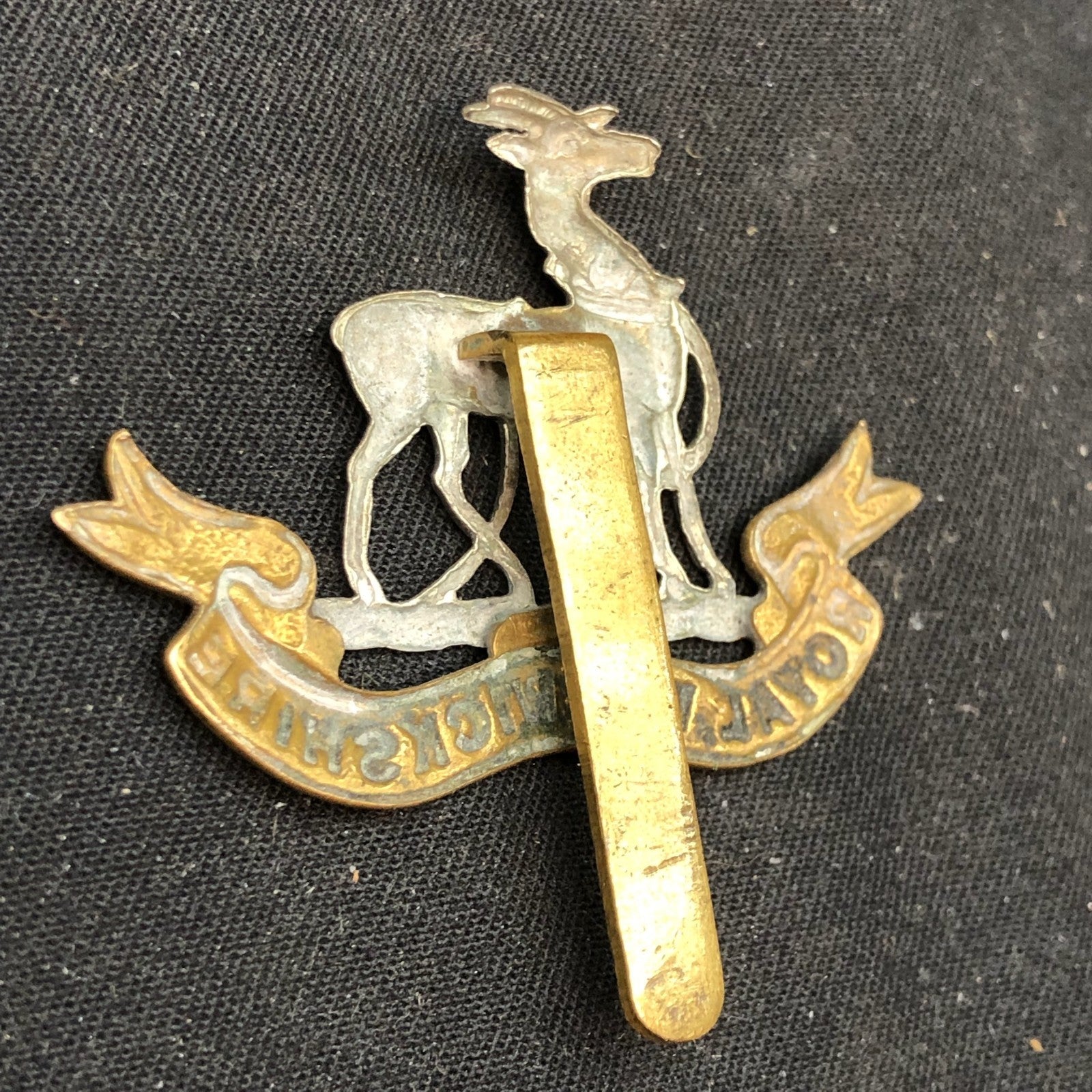 Original WW2 British Army Cap Badge - Royal Warwickshire Regiment - The Militaria Shop