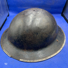 Load image into Gallery viewer, Original WW2 British Army Mk2 Brodie Combat Helmet
