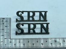 Load image into Gallery viewer, Original Pair of British Nursing Service SRN State Registered Nurse Titles - The Militaria Shop
