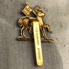 Original British Army Queen's Royal Regiment (West Surrey) Cap Badge - The Militaria Shop