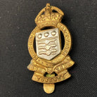 Genuine WW2 British Army Brass Cap Badge - Royal Army Ordnance Corps - The Militaria Shop