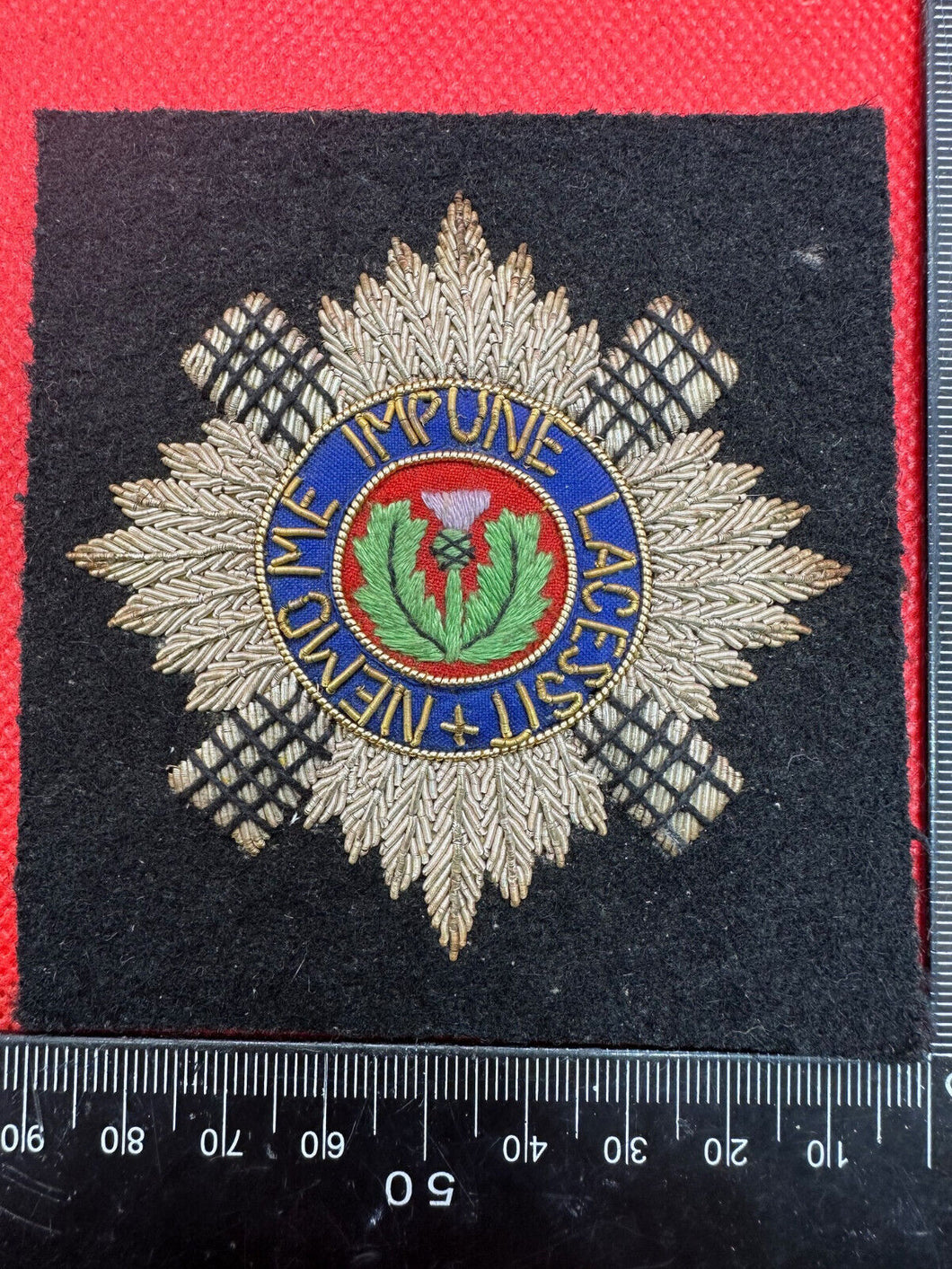 British Army Bullion Embroidered Blazer Badge - Scots Guards