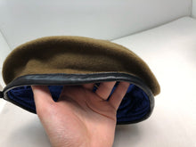 Charger l&#39;image dans la galerie, Genuine British Army Khaki Guards Regimental Beret Hat - Size 60cm
