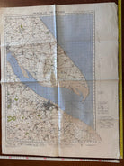 Original WW2 British Army GSGS OS Map of England & Wales - Mouth of the Humber - The Militaria Shop
