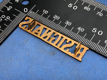 Load image into Gallery viewer, Original WW2 Brass British Army Shoulder Title Royal Signals
