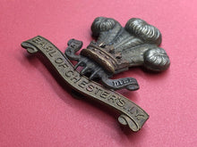 Load image into Gallery viewer, Original WW1 British Army Earl of Chester&#39;s Imperial Yeomanry Cap Badge
