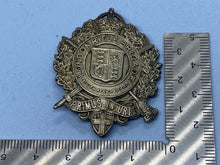 Load image into Gallery viewer, Original WW1 British Army London Rifle Brigade White Metal Cap Badge
