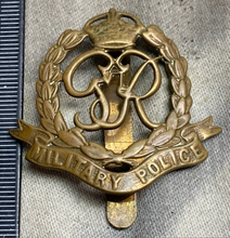 Load image into Gallery viewer, Original WW2 British Army Military Police Cap Badge
