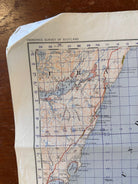 Original WW2 British Army GSGS Map of Scotland - Sound of Jura - The Militaria Shop