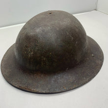 Load image into Gallery viewer, Original British Army WW2 MK1* Brodie Combat Helmet

