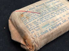 Load image into Gallery viewer, Original WW2 British Civil Defence Service Plain Wound Dressing - Rare Variation
