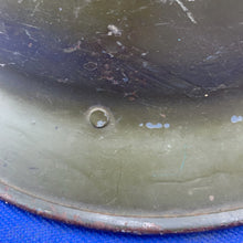 Load image into Gallery viewer, Original Pre-WW2 British Army Rare Spun Helmet - Complete with Liner &amp; Chinstrap
