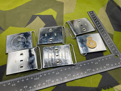Group original British Army Dress Uniform Belt Buckles - 1 Catering Corps Badged - The Militaria Shop
