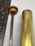 Original WW1 British Army SMLE Enfield Brass Oil Bottle - H.J&S - The Militaria Shop