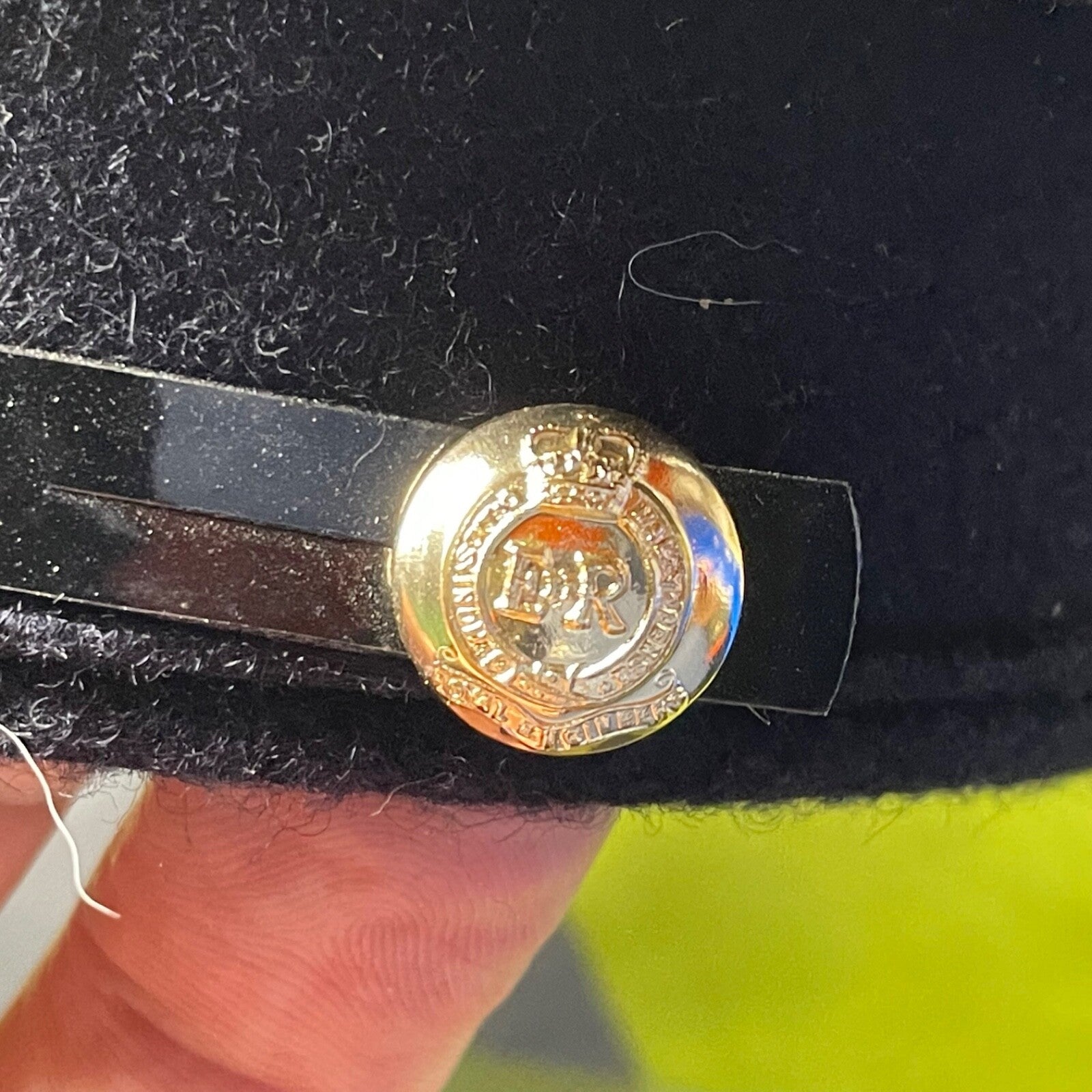Original British Army Royal Engineers Peaked Cap - Size 54cm - The Militaria Shop