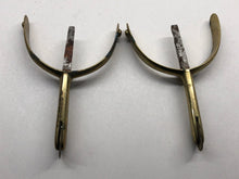 Lade das Bild in den Galerie-Viewer, Original Pair of WW1/WW2 British Army Officers Brass Horse Riding Spurs
